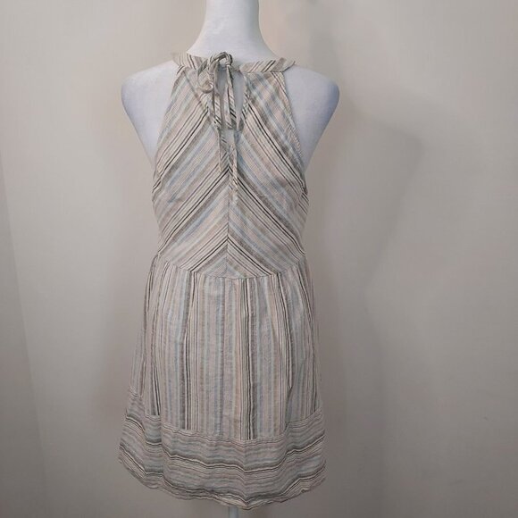 Andree By Unit Striped Halter Mini Dress - Picture 7 of 12